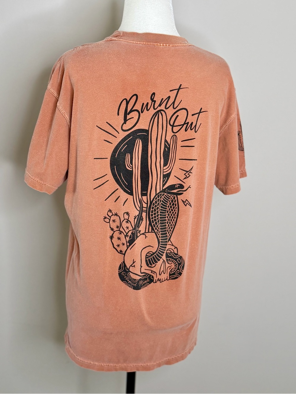 “Burnt Out” Desert Graphic Short Sleeve Tee - Women's (Unisex)